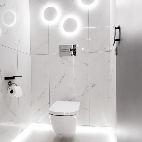 Porcelanato Vite Bianco Apuano Pulido 40x80
