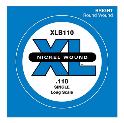 Corda Avulsa Baixo .110 D'addario Xl Nickel Electric Xlb110