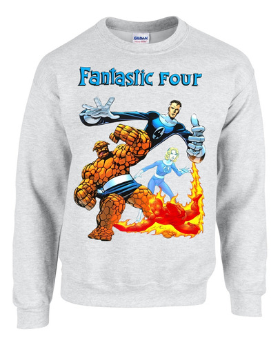 Saco Cuatro Fantasticos Fantastic Four Retro Buso Blue