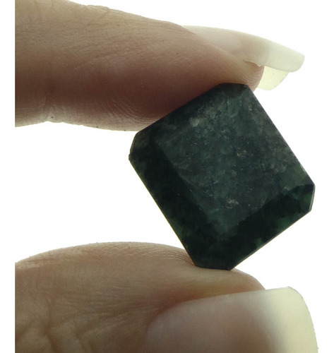 Esmeralda 22.425 Cts 19x16 Mm Retangular Inclusão Natural Verde