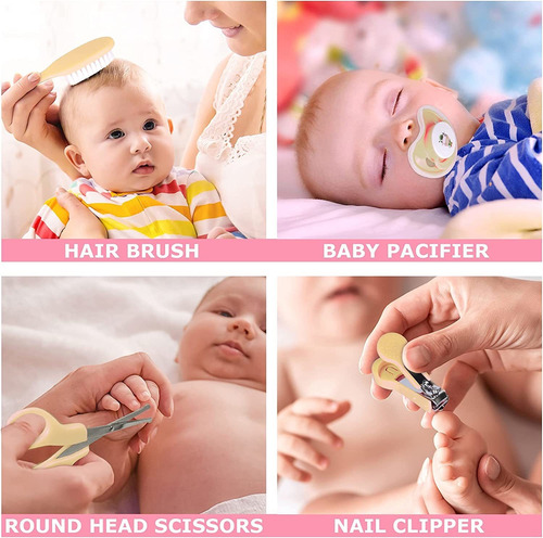 Kit De Cuidados E Higiene De Bebê Recém-nascido 13 Peças