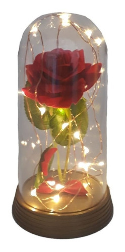 Kit 15 Luminárias A Rosa Encantada A Bela E A Fera 20 Cm