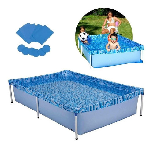 Piscina Com Armação Retangular 1000 Litros 001002 Mor