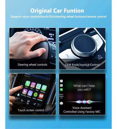 Adaptador Inalámbrico Carplay 2 En 1, Convertidor