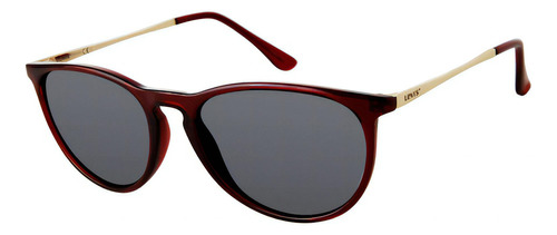 Lentes De Sol Levis X13016 Outlook Rojo Mujer