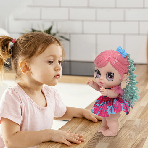 Boneca Rainbow Surprise Articulada 28cm + Itens Surpresa