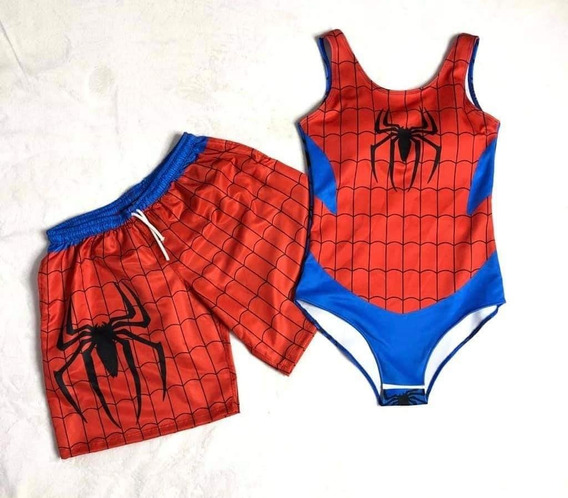 traje de baño spiderman