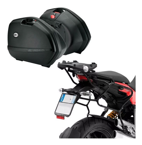 Baules Laterales 33l Con Soporte P/ Ducati Multistrada 1200