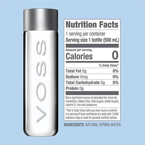 Agua Mineral Voss Still x 500ml Pet x 6u Pack