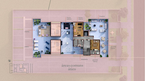 Imagem 17 de 21 de Loft Duplex 01 Suíte No Água Verde, Curitiba - Lf0007