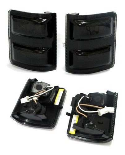 Razer Espejo Auto Del Led Humo Negro Kit Con Objetivo Para 2