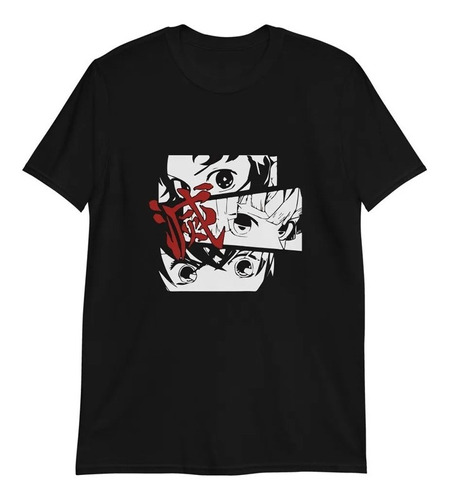 Imagen 1 de 4 de Remera Camiseta Anime Kimetsu No Yaiba - Demon Slayer