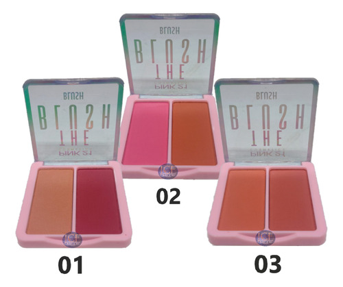 3 Duo De The Blush Cs2783 Pink21 Atacado Sj