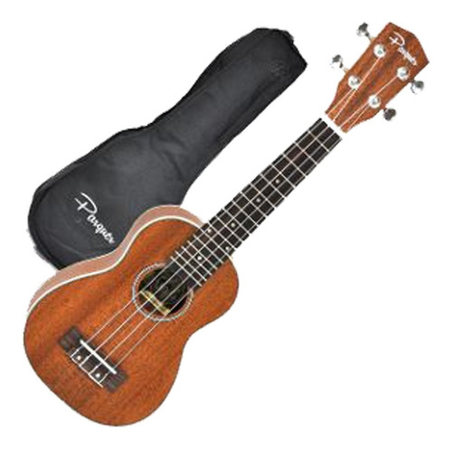 Ukelele Soprano Parquer Caoba Tapa Maciza Clavijas Metalicas