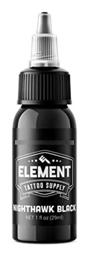 Element Tattoo Supply - Tinta De Tatuaje Negra Premium - Tin