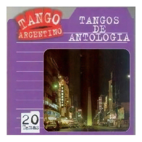 Tangos De Antologia Varios Interpretes Cd Nuevo