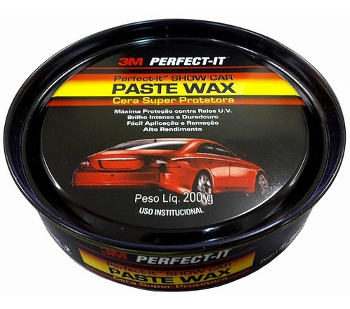 Cera 3m Perfect-it Show Car Paste Wax Cristalização