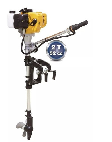 Imagen 1 de 4 de Motor Naftero Fuera De Borda Hk- 2 T- 2,6hp-52cc/ref Aire