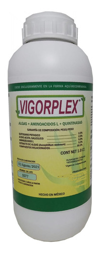 Vigorplex Hormonas Vegetales Quitosano 1 Lt