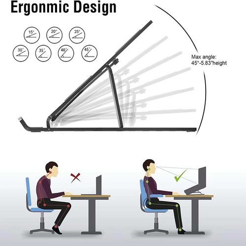 Soporte Elevador Base Plegable Laptop Portatil De Notebook