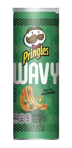 Papa Pringles Wavy Jalapeño 112 Gr - Kg a $88