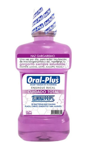 Enjuague Bucal Oral-plus 500ml - mL a $36