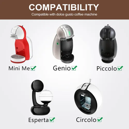 Cápsulas De Café Reutilizables Compatibles Nescafe Dolce Gus