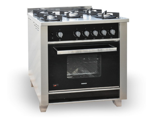 Cocina Llanos Barbacue 90 Negra C/visor 34069