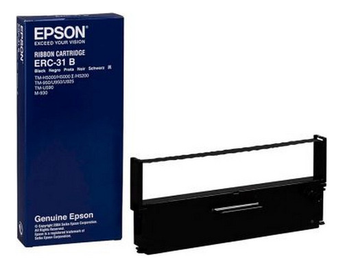 Cinta De Impresión Epson Erc-31b Tm 925/950/500 Negro