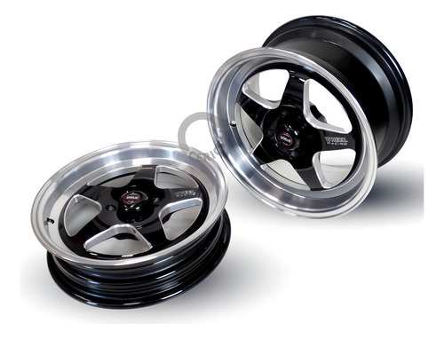 2 Rodas Réplica Weld Rts Aro 15 15x4 15x7 15x8 4x100 5x114 Cor C14 Tala 4 4x100