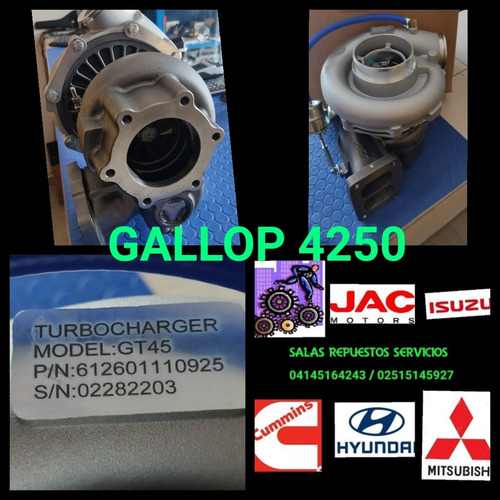 Turbo 4250 Jac Gallop Weichai