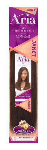 Janet Collection Aria 100% Vrgenes Weaving Pelo Humano, 12 ,