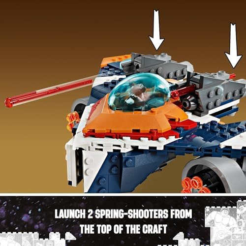 Lego Marvel Rockets Warbird Vs. Ronan, Nave Espacial De Su