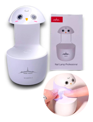 Cabina Bombon 8w Uv/led Mini Cabina P/uñas Soft Gel Y Press