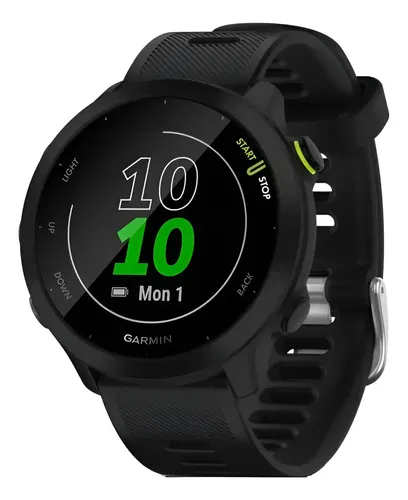 Relógio de pulso Garmin Forerunner 55 Mesh com monitor de frequên...