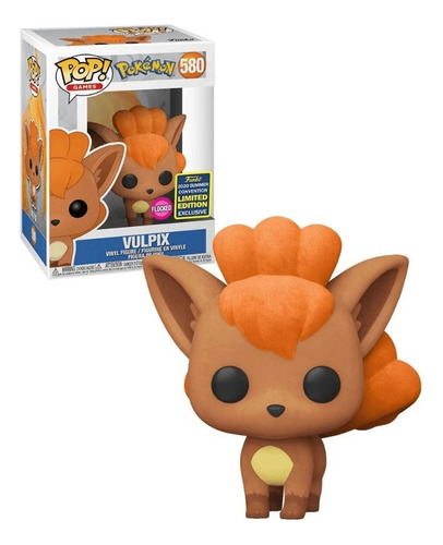 Funko Pop - Pokemon - Vulpix Flocked (580) 2020 Convention