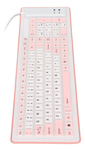 Teclado Plegable De Silicona, 103 Teclas, Cable Usb, Silicon