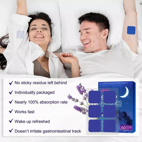 60 Parches Naturales Para Dormir Profundo,