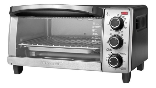 Imagen 2 de 2 de Horno de mesa eléctrico Black+Decker TO1755SBG 10L plateado/negro 120V