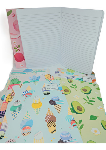 Libretas Diseños Kawaii Grandes Variedad De Diseños