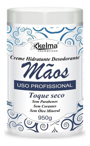 Creme Hidratante Para Mãos Toque Seco Profissional 