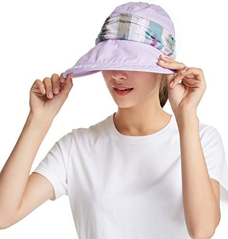 Icolor Mujeres Sombreros De Sol Protección Solar Cuello Escu