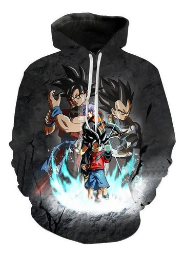 Patrón De Sudadera Colorido De Dragon Ball Vegeta: Vista Pos