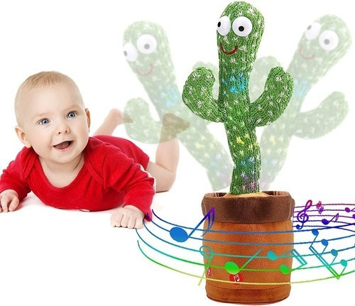 Cactus Bailarín 32cm Juguete Musical