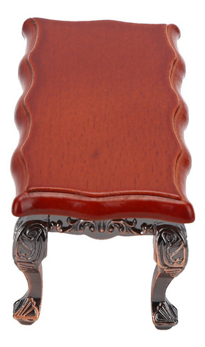Mesa De Café Mini Furniture Con Diseño De Casa De Muñecas Mo