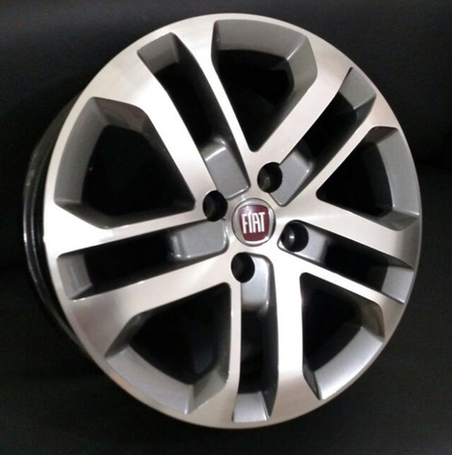 Imagem 2 de 2 de 4 Rodas Fiat Toro Aro 14 R73 Uno Siena Palio Strada + Bicos