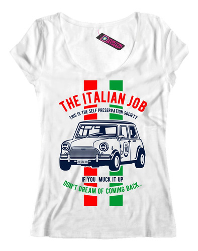 Remera Mujer The Italian Job Rockabilly Garage T184 Premium