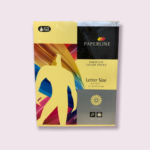 Papel Bond Spectra 75gr Color Amarillo Carta