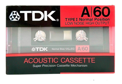 Casette Tdk Audio A60 Type I Vintage Alta Calidad
