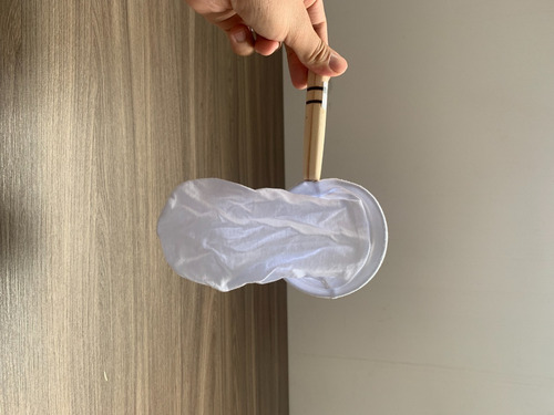 Coador Café Pano Tamanho G Aro 12cm Branco